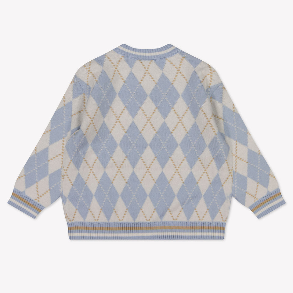 Fendi Baby Unisex Sweater  Light Blue