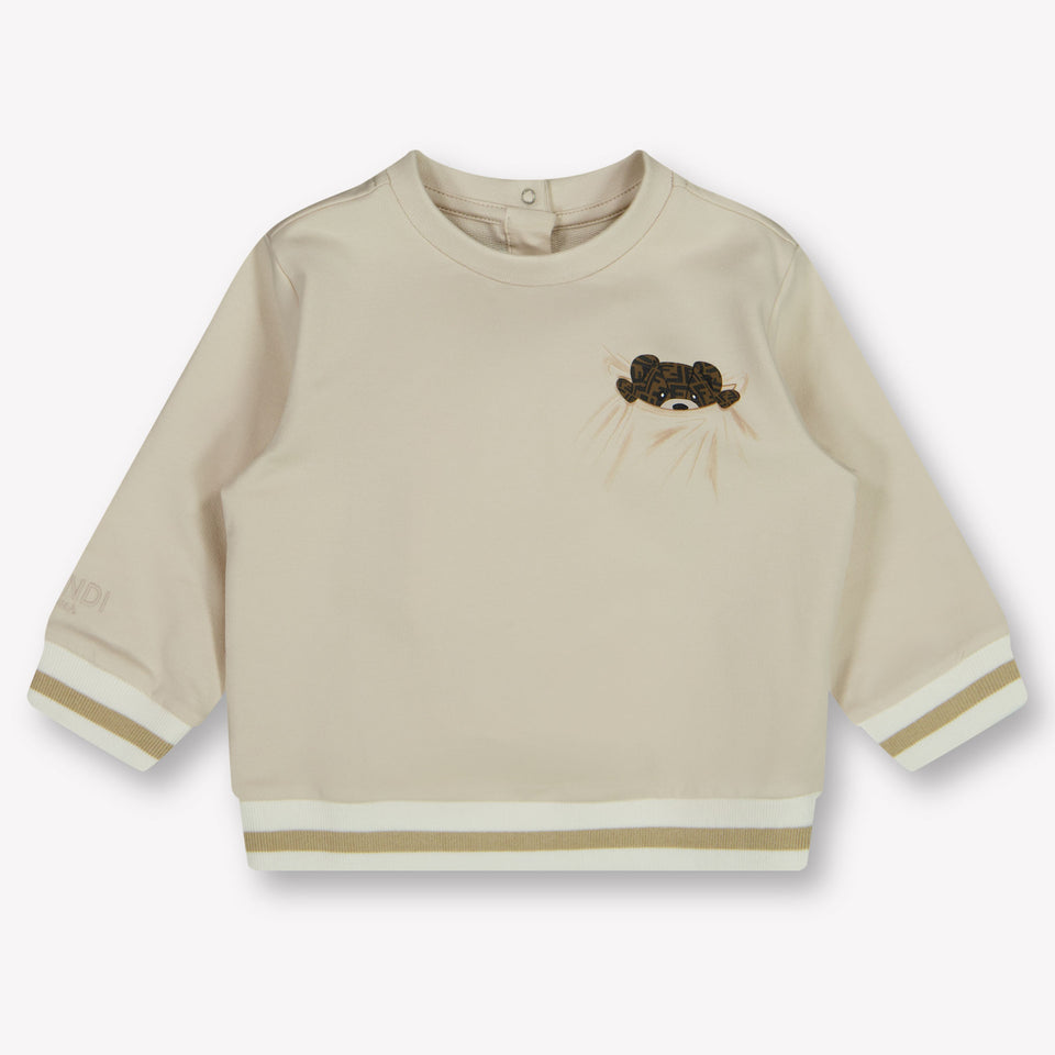 Fendi Baby Unisex Sweater  Beige