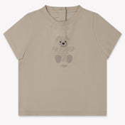 Fendi Baby Unisex T-Shirt In Beige