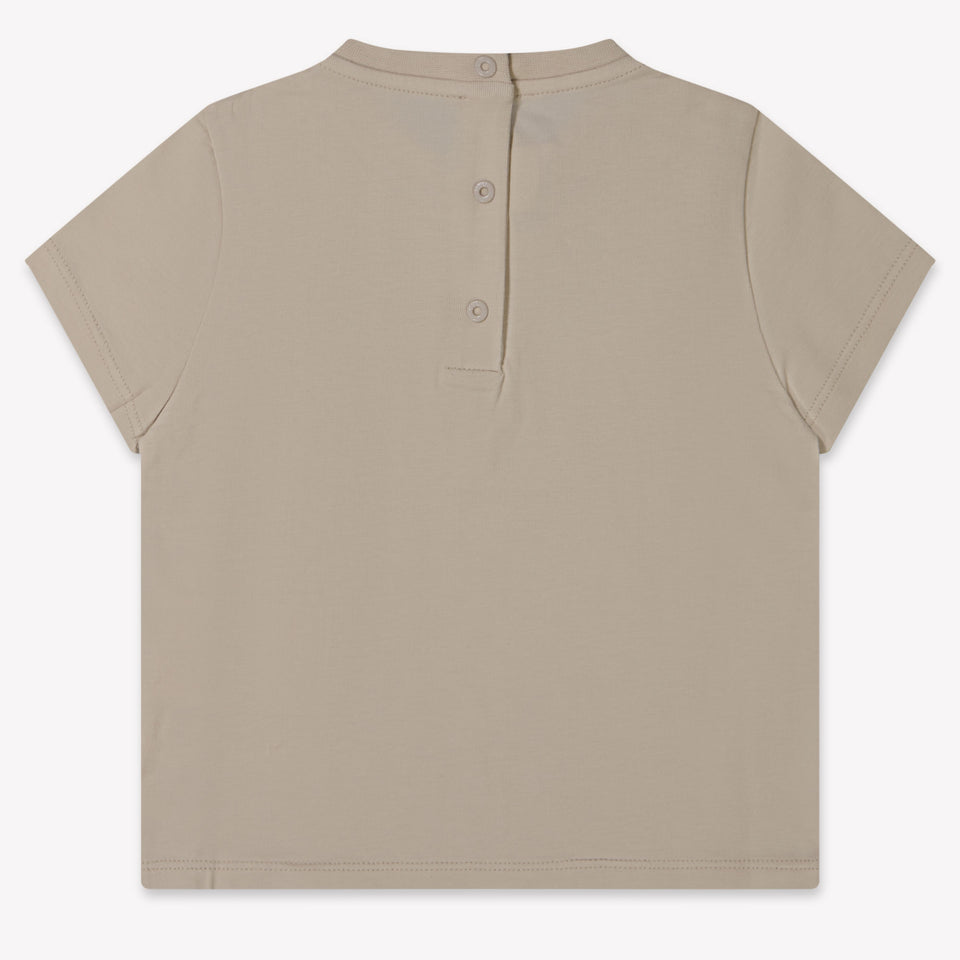 Fendi Baby Unisex T-Shirt In Beige