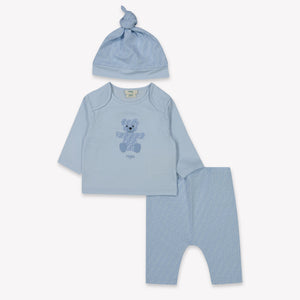 Fendi Baby Unisex Playsuit  Light Blue