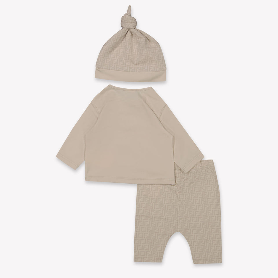 Fendi Baby Unisex Boxpakje In Beige
