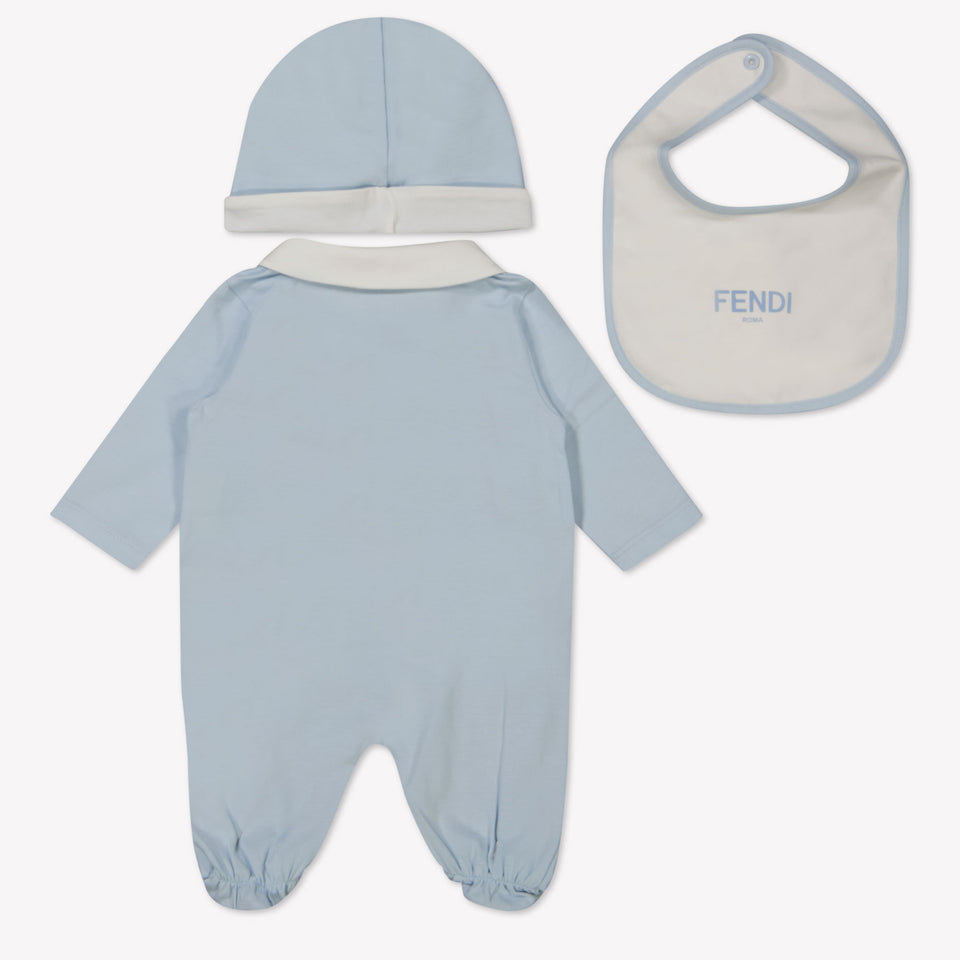 Fendi Baby Unisex Boxpakje In Licht Blauw