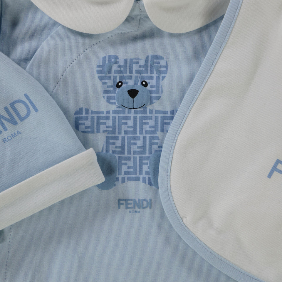 Fendi Baby Unisex Boxpakje In Licht Blauw
