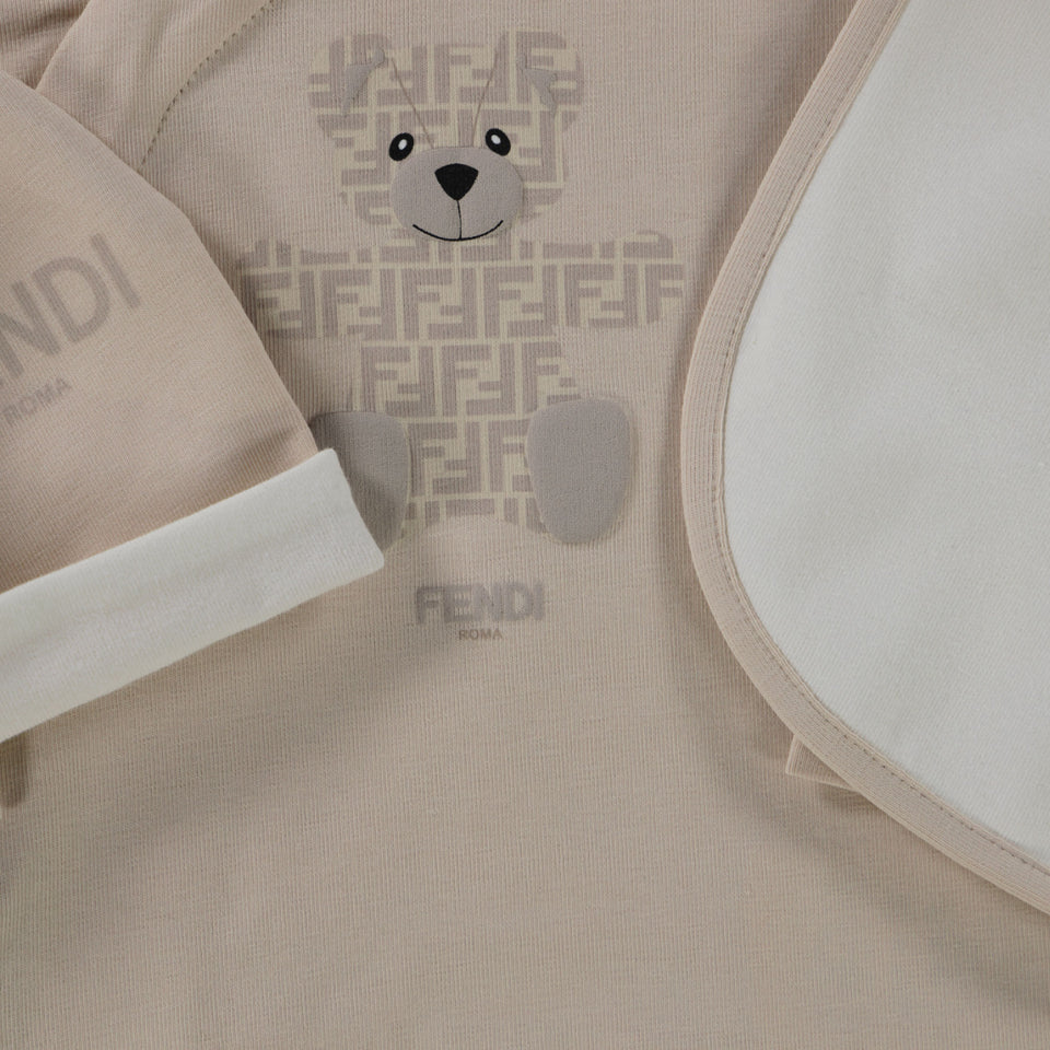 Fendi Baby Unisex Boxpakje In Beige