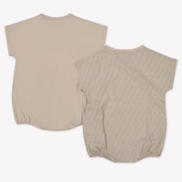 Fendi Baby Unisex Playsuit  Beige
