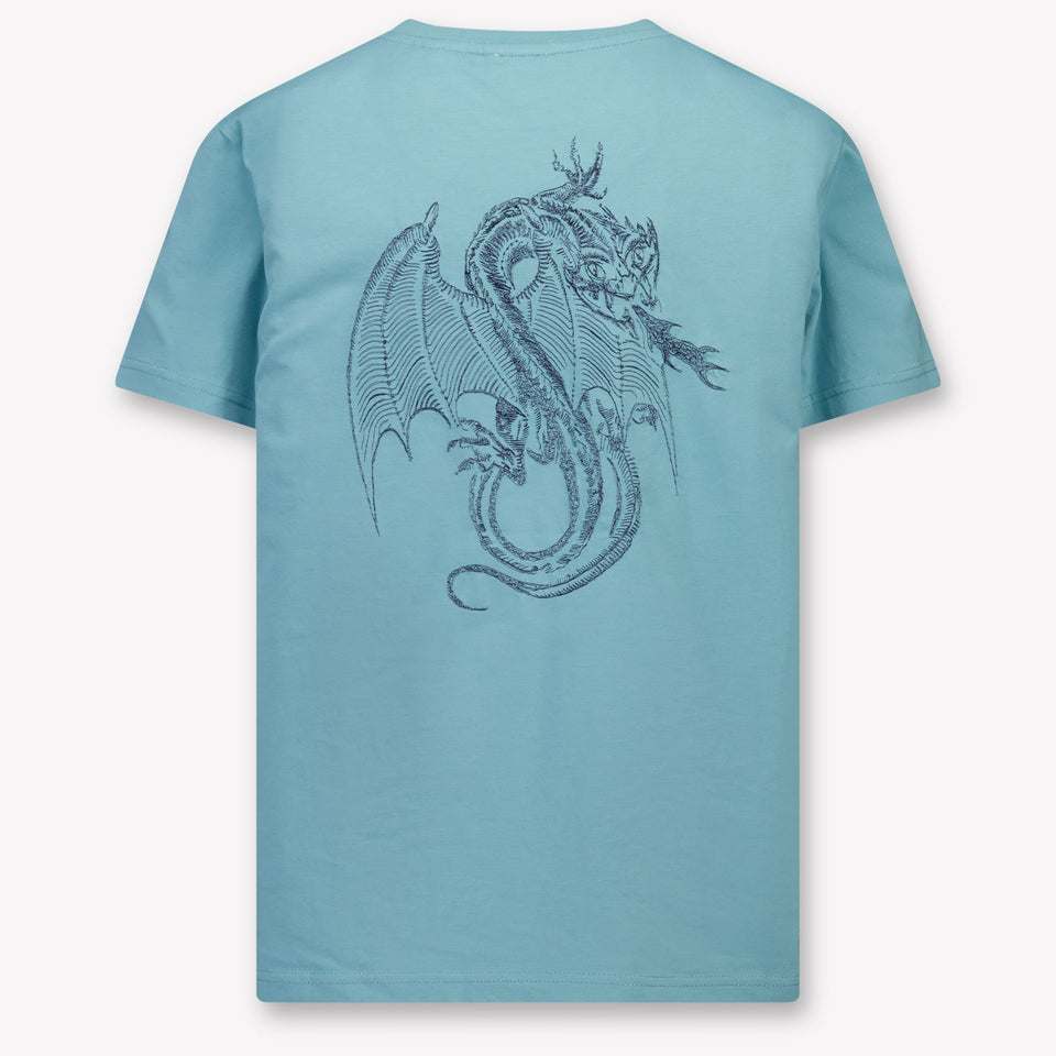 Givenchy Kinder Jongens T-Shirt In Licht Blauw