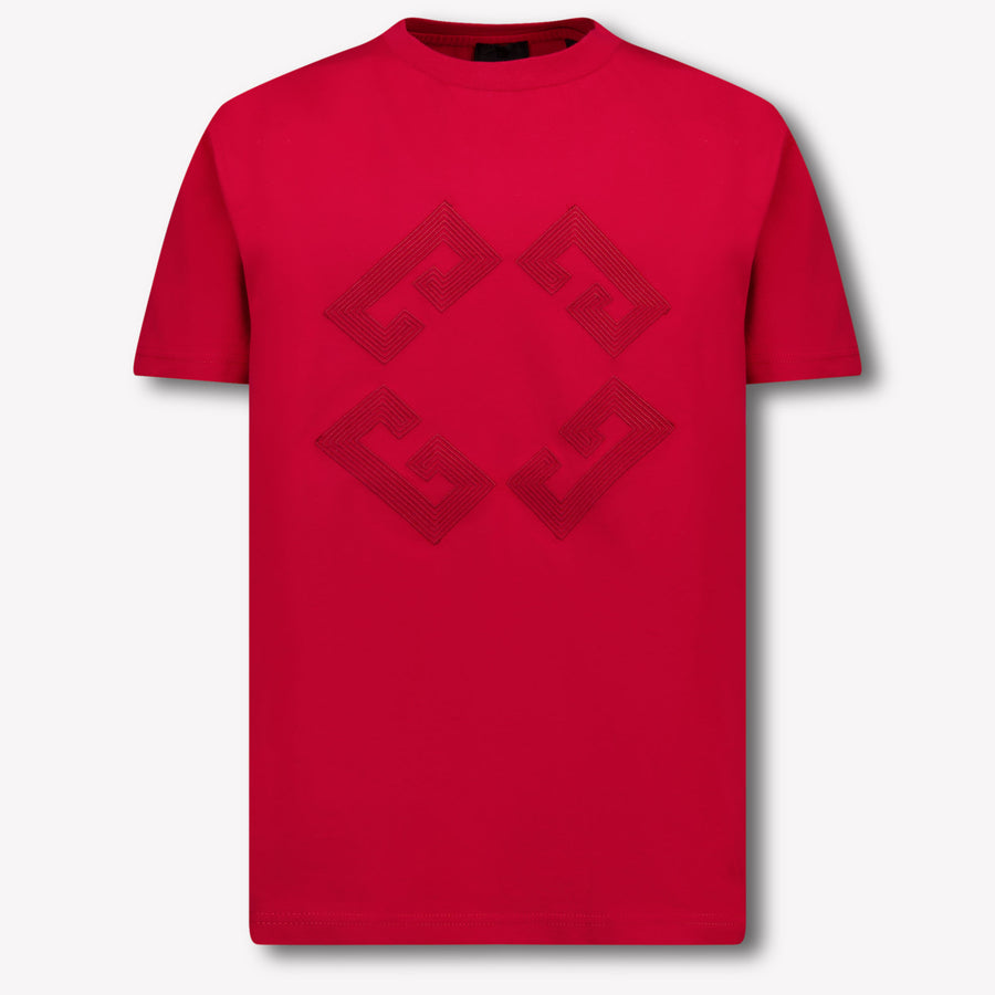 Givenchy Kids Boys  T-Shirt Red