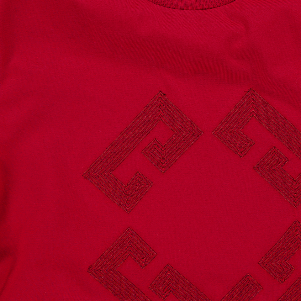 Givenchy Kinder Jongens T-Shirt In Rood