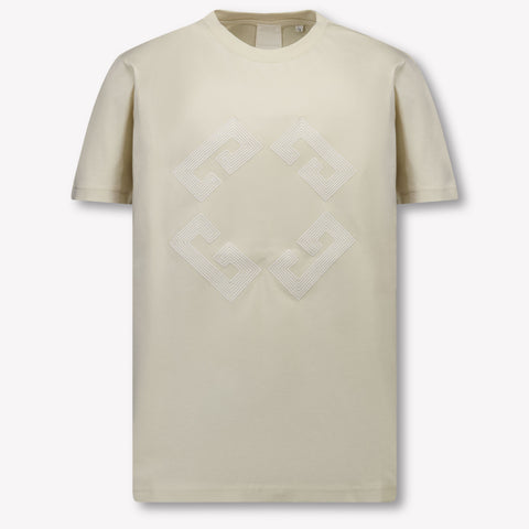 Givenchy Kinder Jongens T-Shirt In Beige
