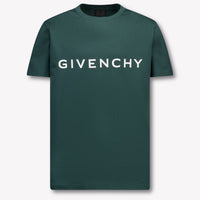 Givenchy Kids Boys  T-Shirt Dark Green