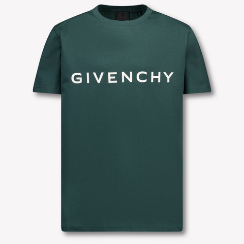 Givenchy Kinder Jongens T-Shirt In Donker Groen