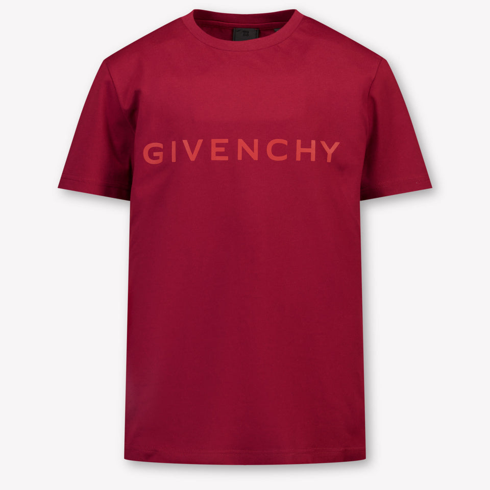 Givenchy Kids Boys  T-Shirt Bordeaux