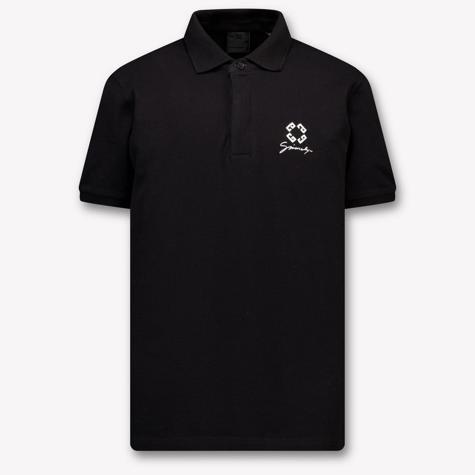 Givenchy Kinder Jongens Polo In Zwart