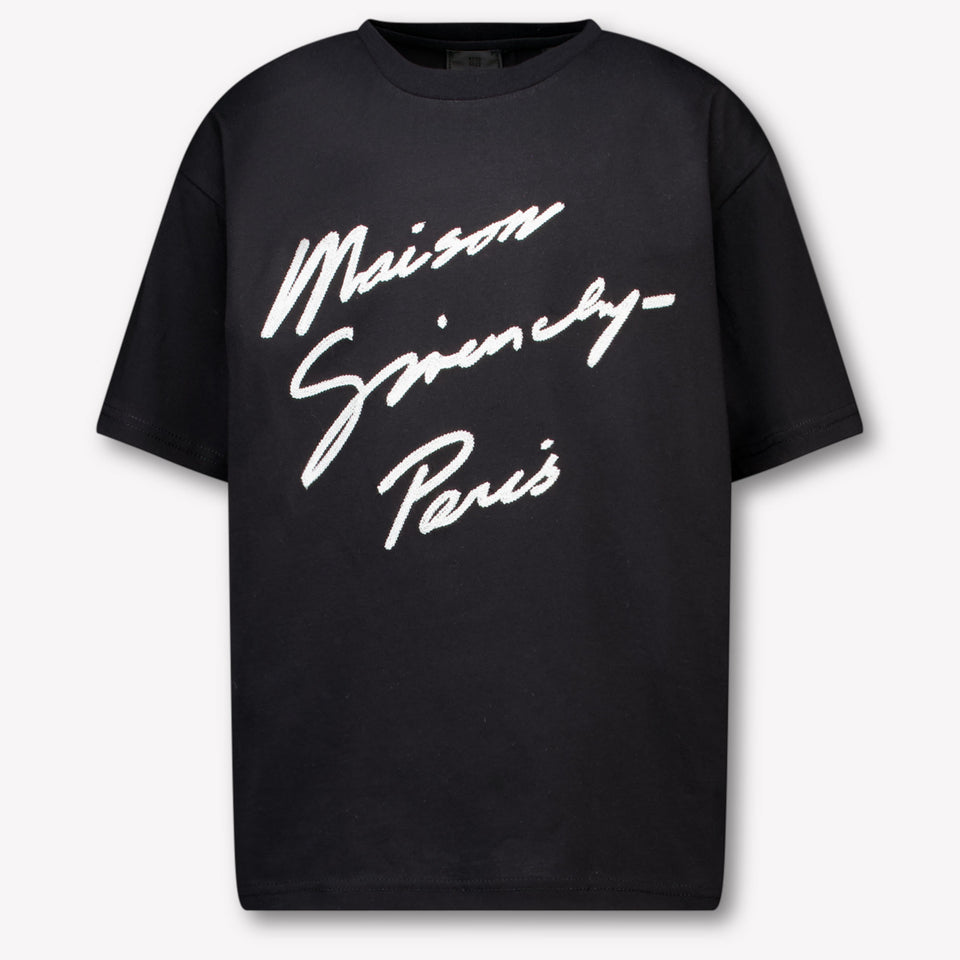 Givenchy Kids Boys  T-Shirt Black