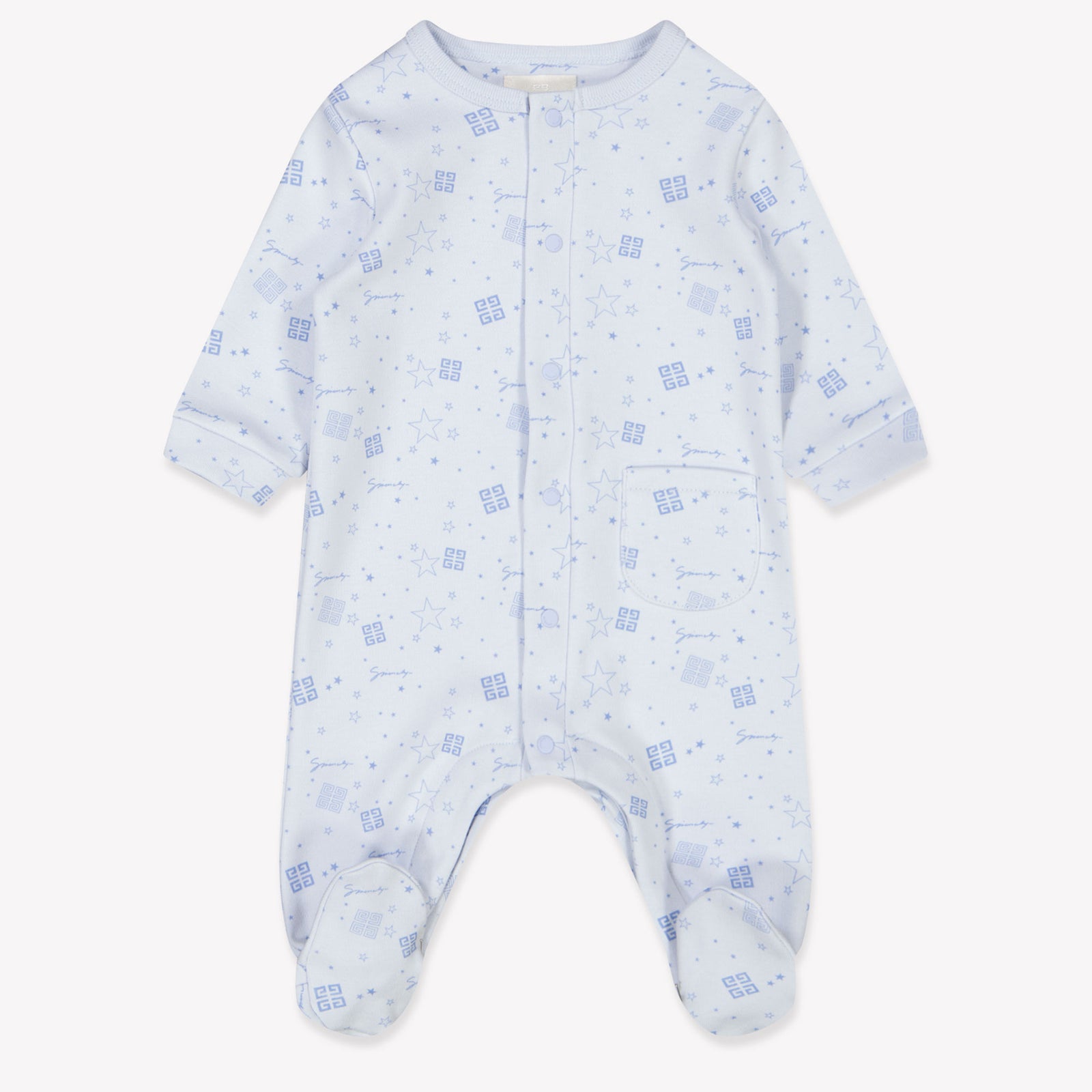 Givenchy Baby Unisex Playsuit  Light Blue