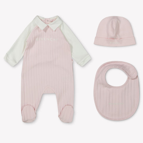Givenchy Baby Unisex Playsuit  Light Pink