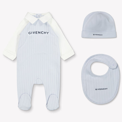 Givenchy Baby Unisex Playsuit  Light Blue
