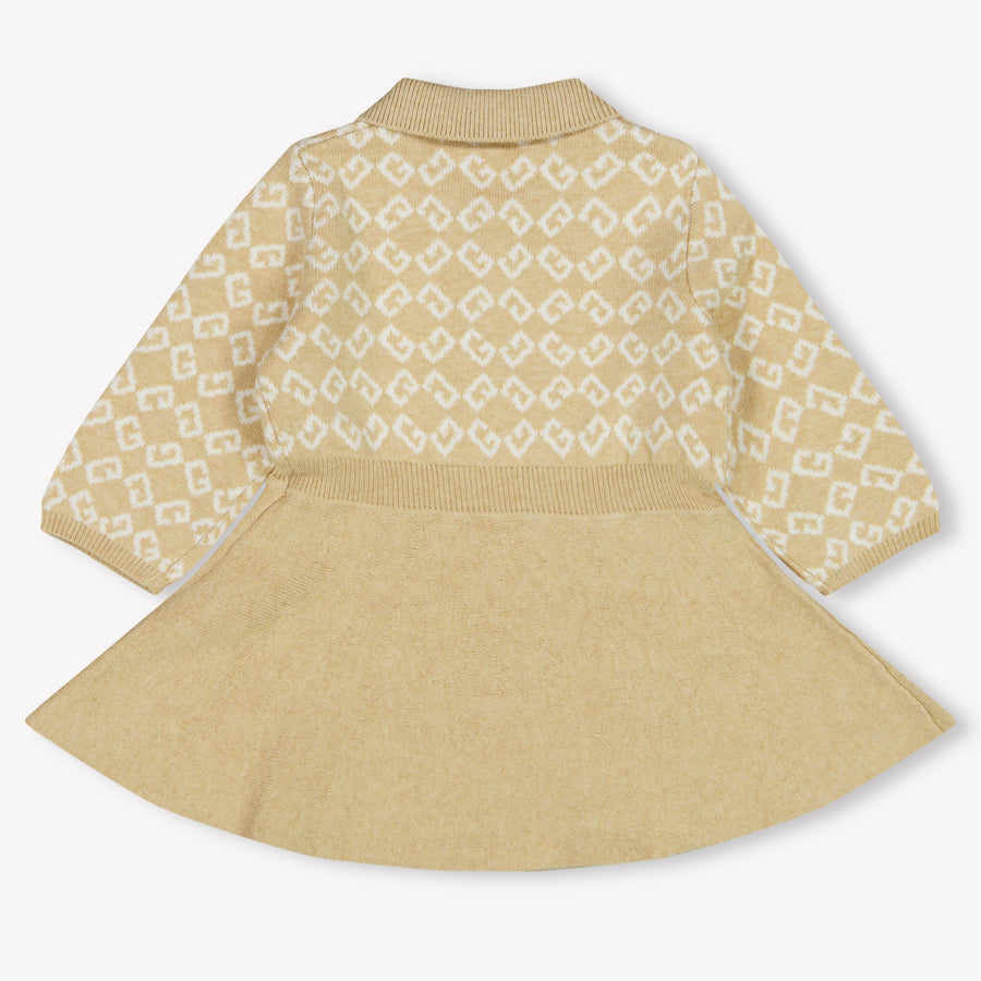 Givenchy Baby Meisjes Jurk In Beige