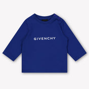 Givenchy Baby Jongens T-Shirt In Cobalt Blauw