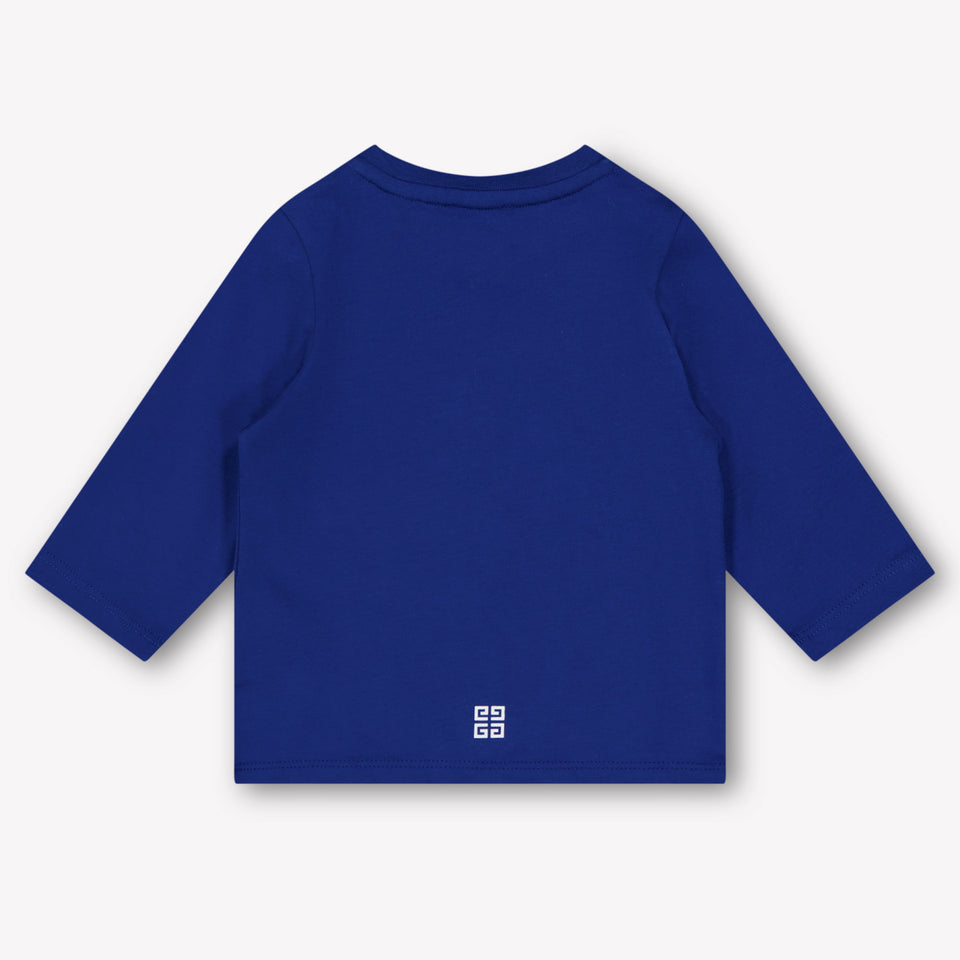 Givenchy Baby Jongens T-Shirt In Cobalt Blauw