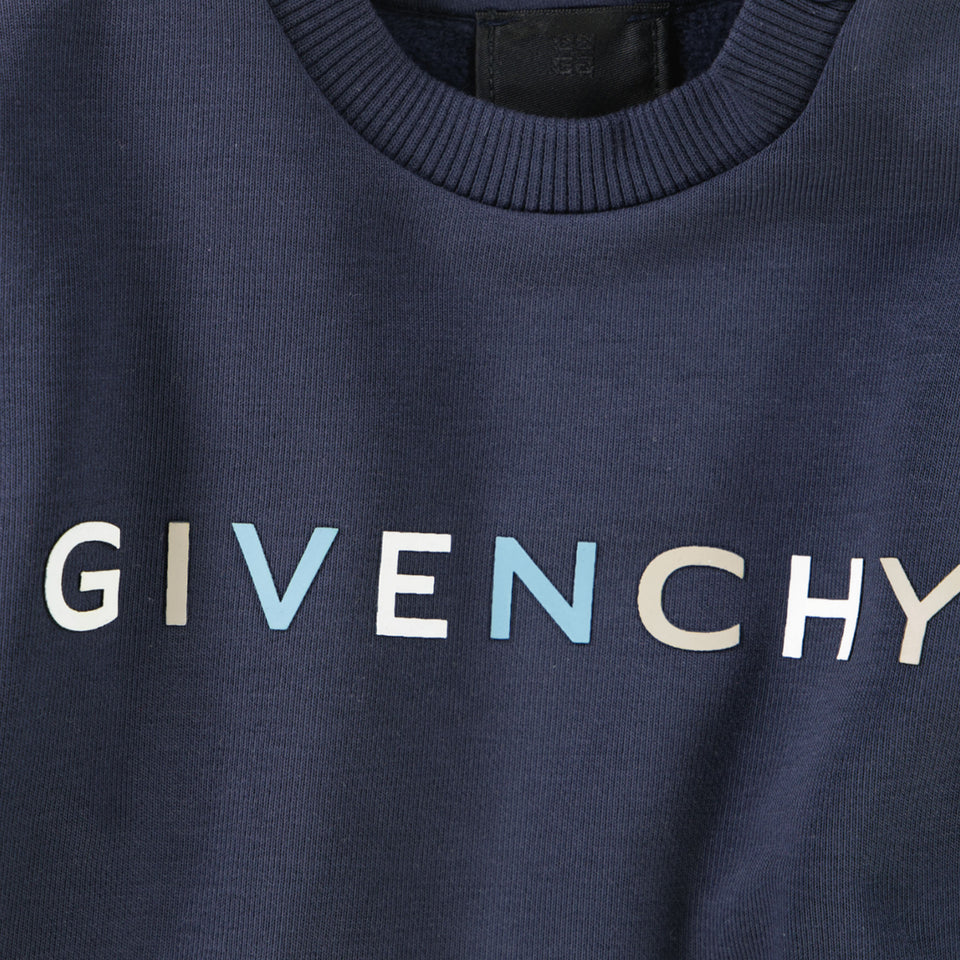 Givenchy Baby Unisex Sweater  Navy