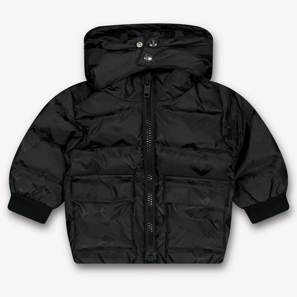 Givenchy Baby Unisex Winterjas In Zwart