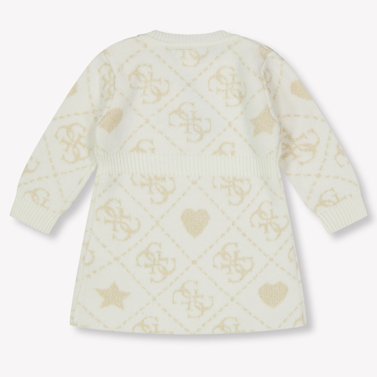 Guess Baby Meisjes Jurk In Off White