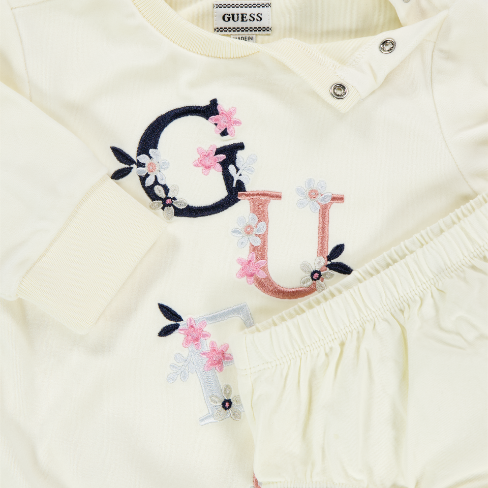 Guess Baby Girls Dress  Offwhite