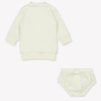Guess Baby Meisjes Jurk In Off White
