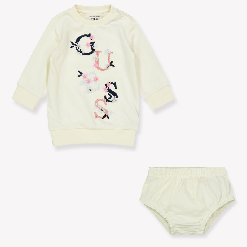 Guess Baby Girls Dress  Offwhite