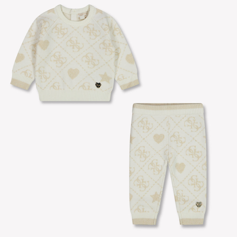 Guess Baby Girls Set  Offwhite