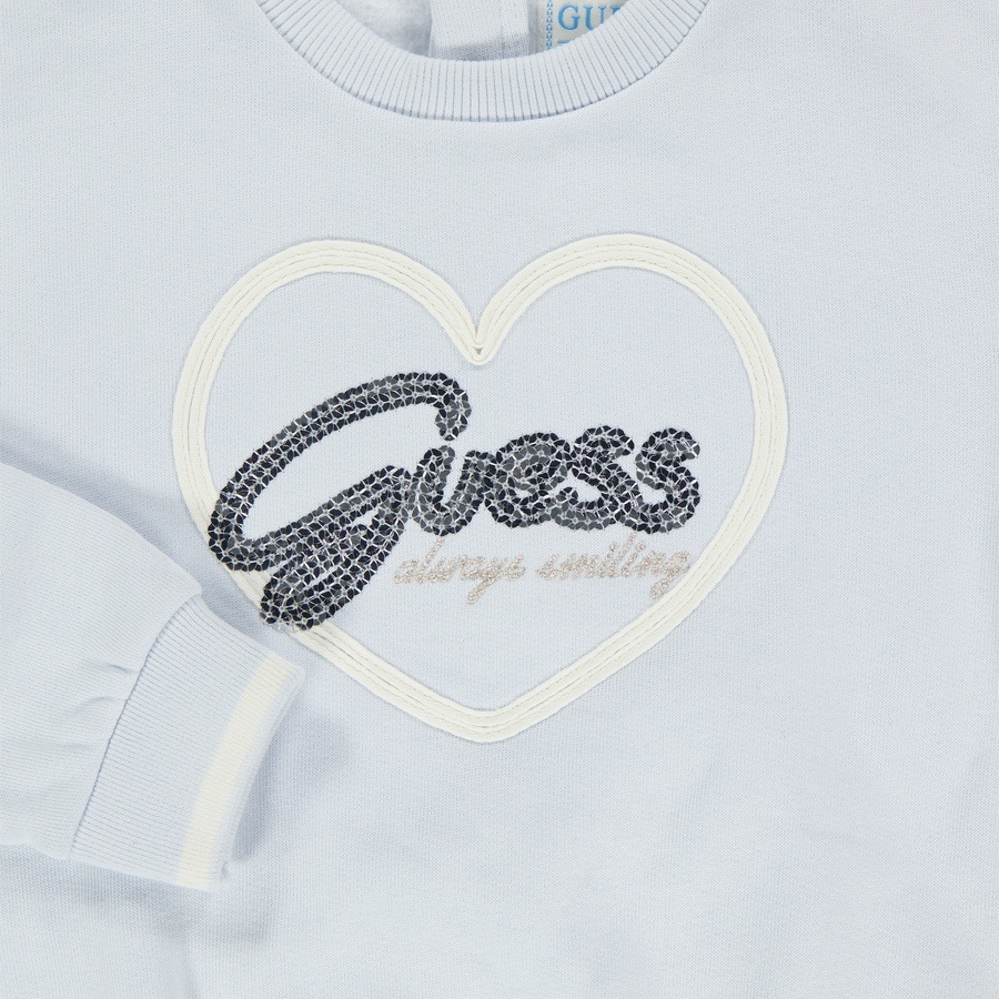 Guess Baby Girls Sweater  Light Blue