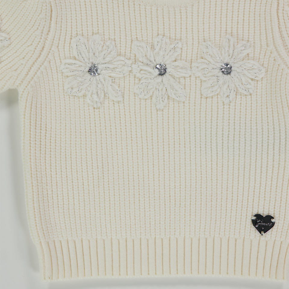 Guess Baby Girls Sweater  Offwhite