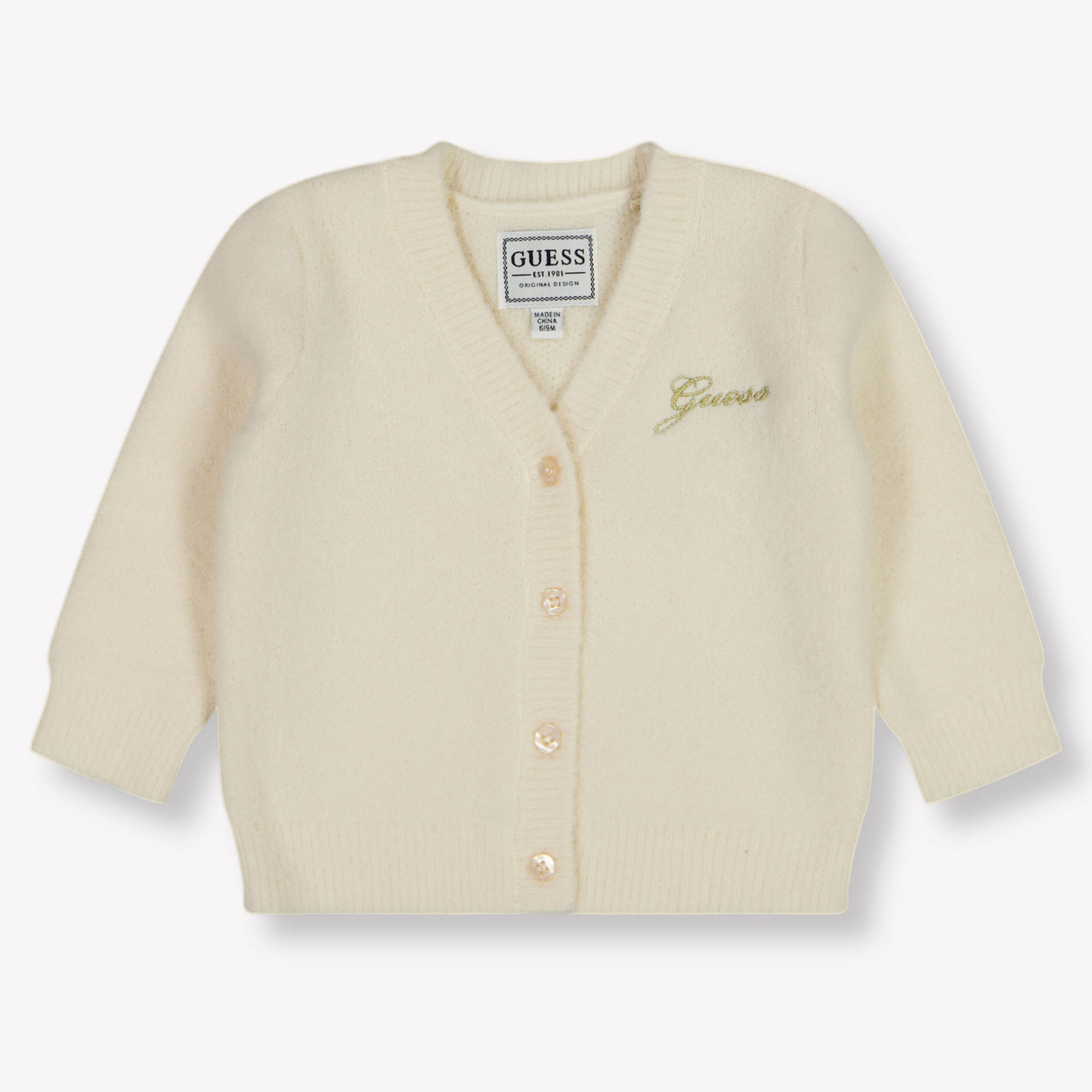 Guess Baby Girls Vest  Offwhite
