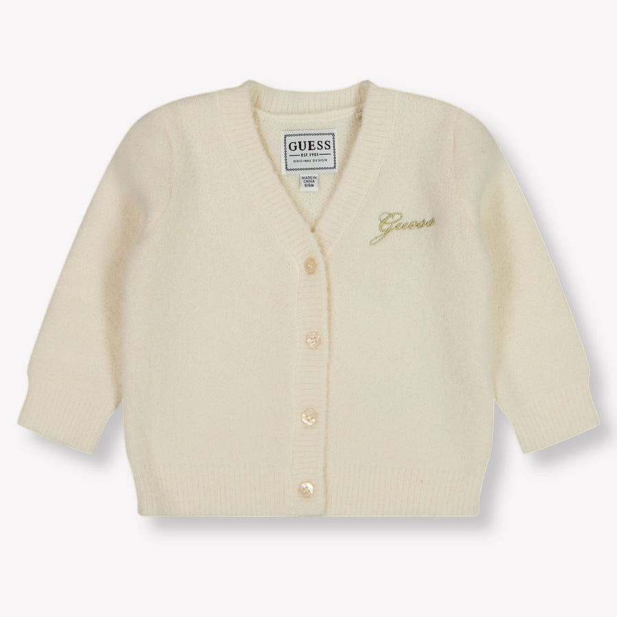 Guess Baby Girls Vest  Offwhite