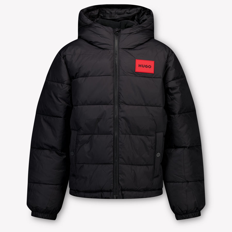 HUGO Kids Boys Winter Jacket  Black