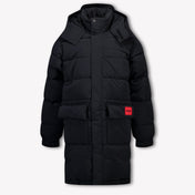 HUGO Kinder Jongens Winterjas In Zwart