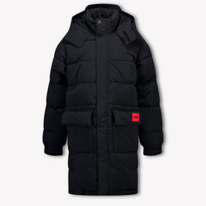 HUGO Kids Boys Winter Jacket  Black