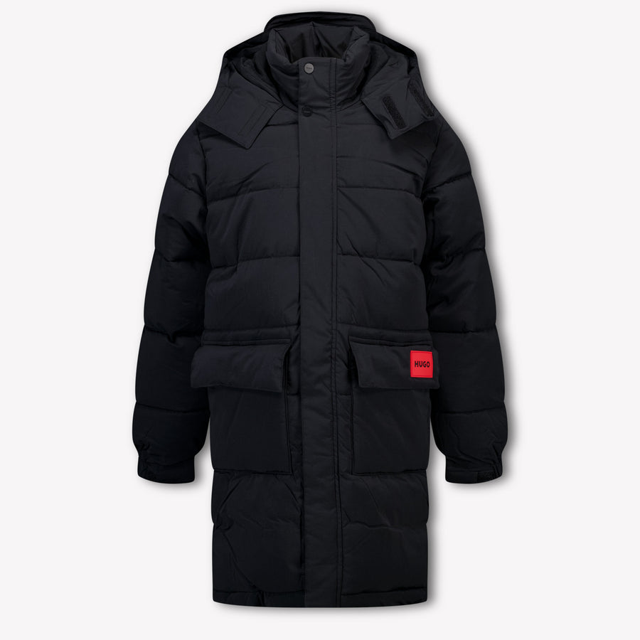 HUGO Kids Boys Winter Jacket  Black