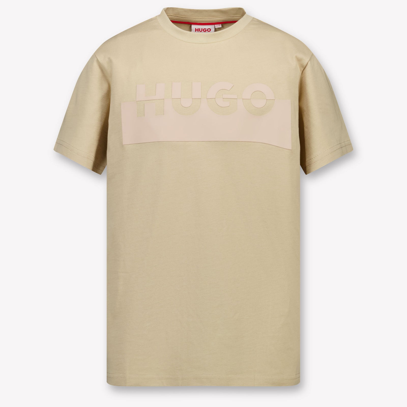 HUGO Kinder Jongens T-Shirt In Beige