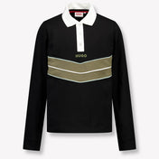 HUGO Kinder Jongens Polo In Zwart