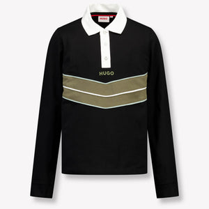 HUGO Kids Boys Polo  Black