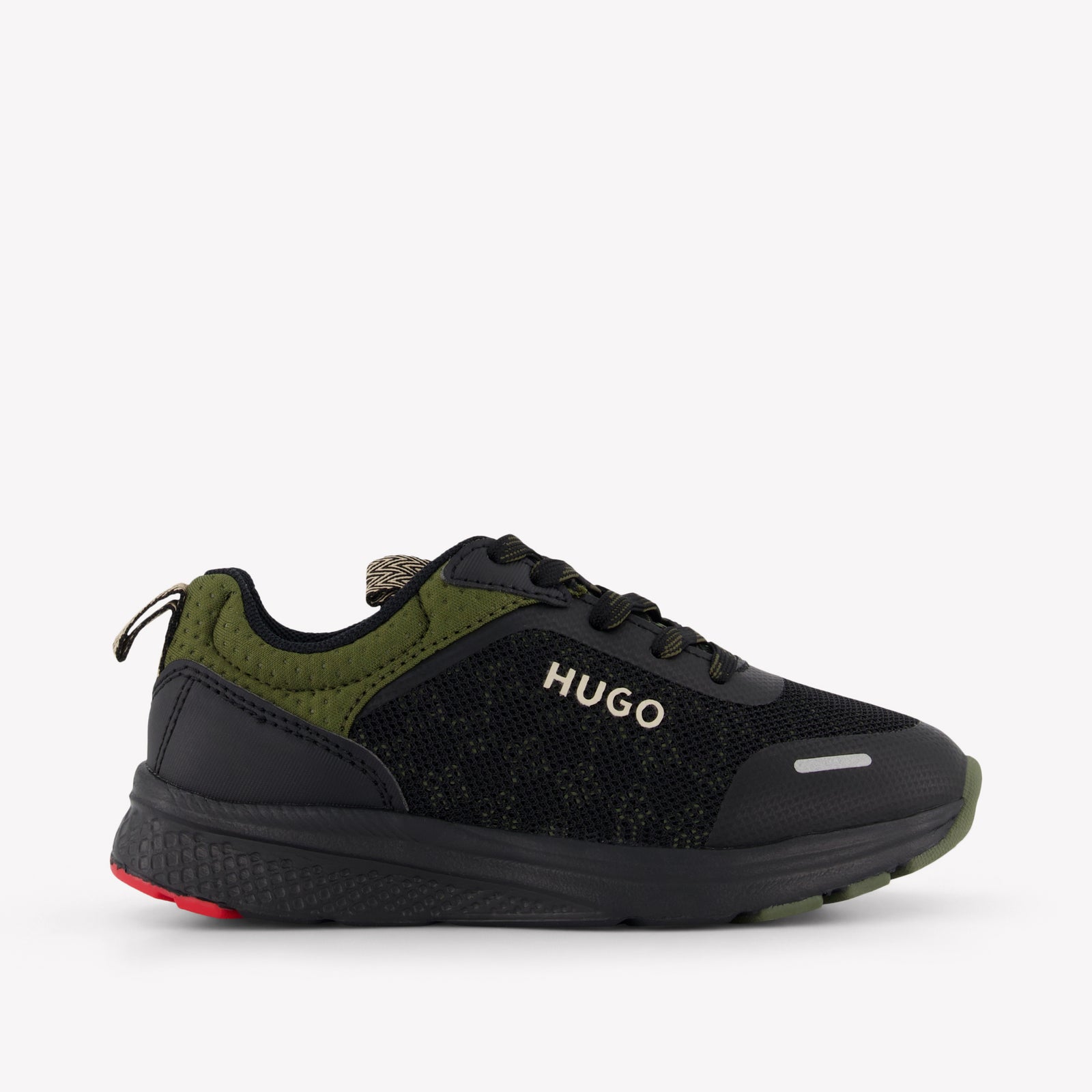 HUGO Jongens Sneakers In Zwart