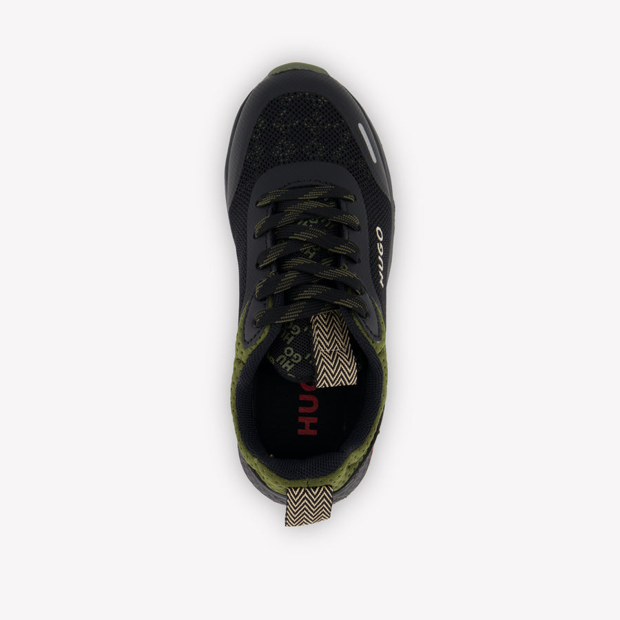 HUGO Boys Sneakers  Black
