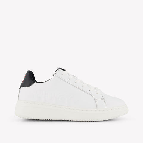 HUGO Jongens Sneakers In Wit