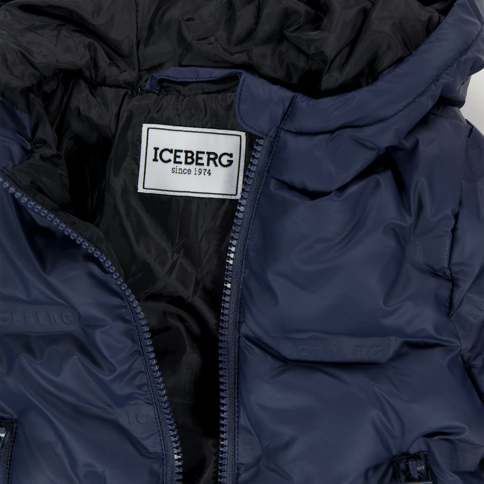 Iceberg Baby Boys Winter Jacket  Navy