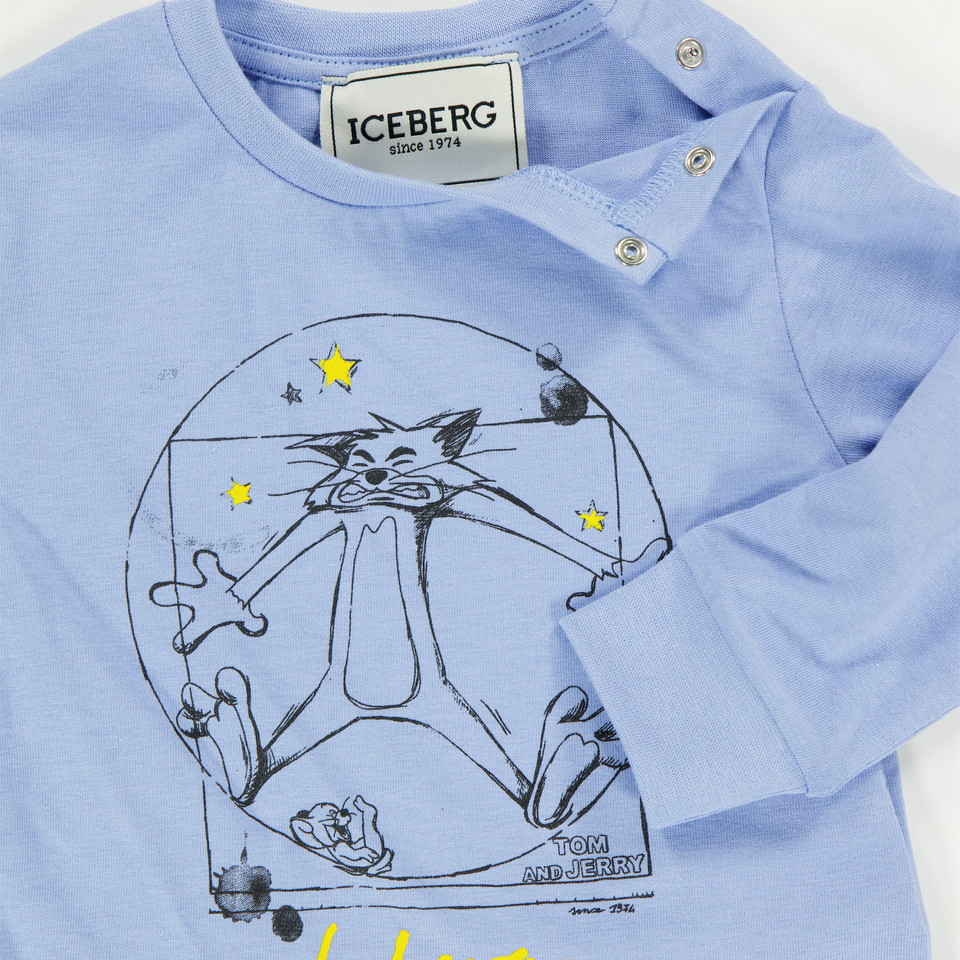 Iceberg Baby Boys T-Shirt  Light Blue