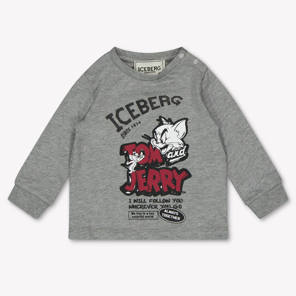 Iceberg Baby Jongens T-Shirt In Grijs