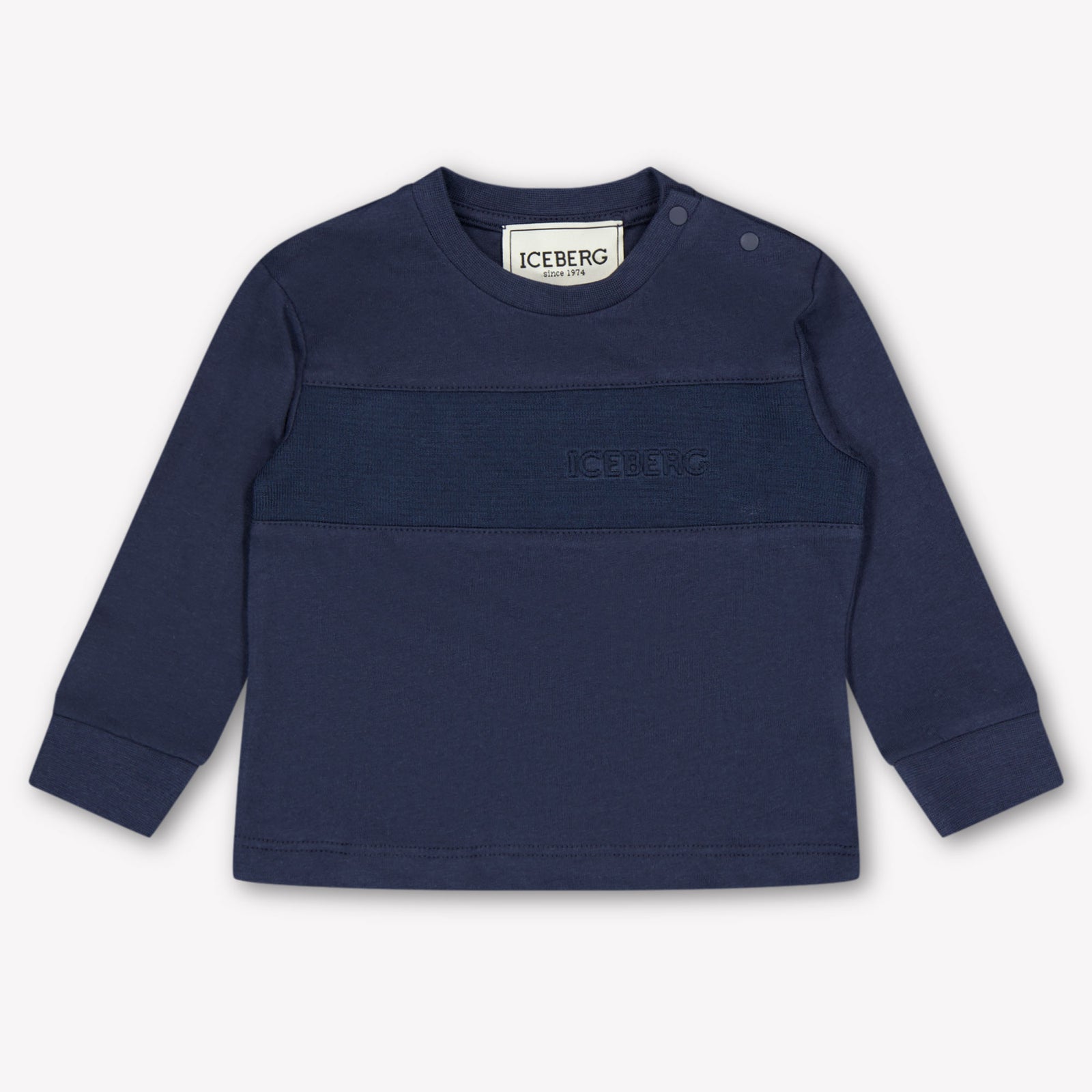 Iceberg Baby Jongens T-Shirt In Navy